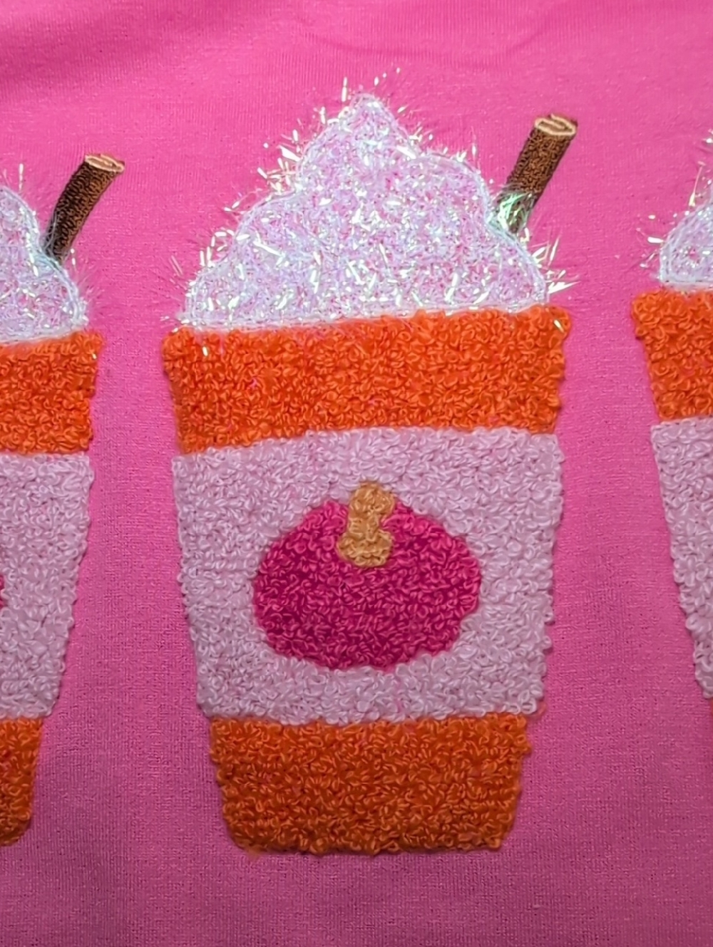 Mary Square Shelby Sweatshirt Top, Cherry Shake Ice Cream Coffee, New, Size 2X - Picture 8 of 11